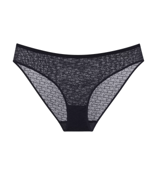 Signature Lace tai-trosa med slät kurvad design och Triumphs signaturspets, frilagd mot vit bakgrund.